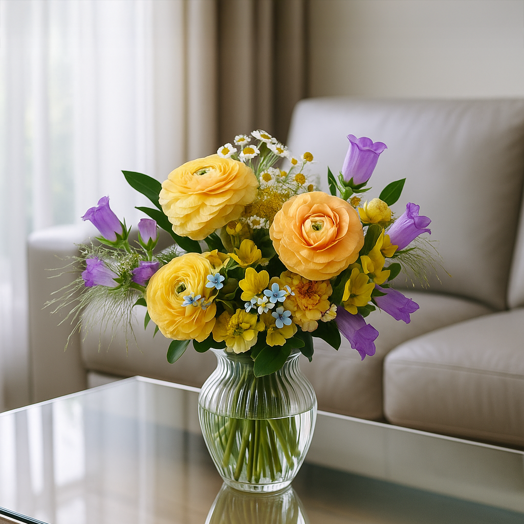 Peony bell flower gift