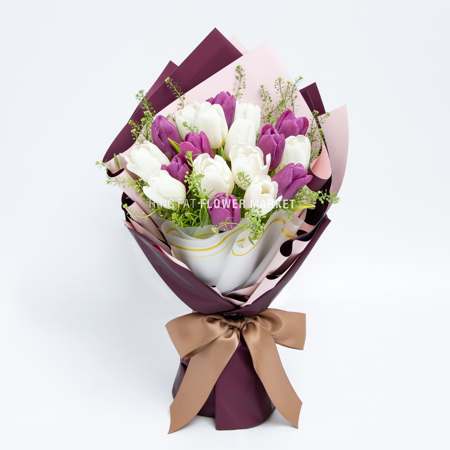 粉鬱金香花束 Pink tulip bouquet