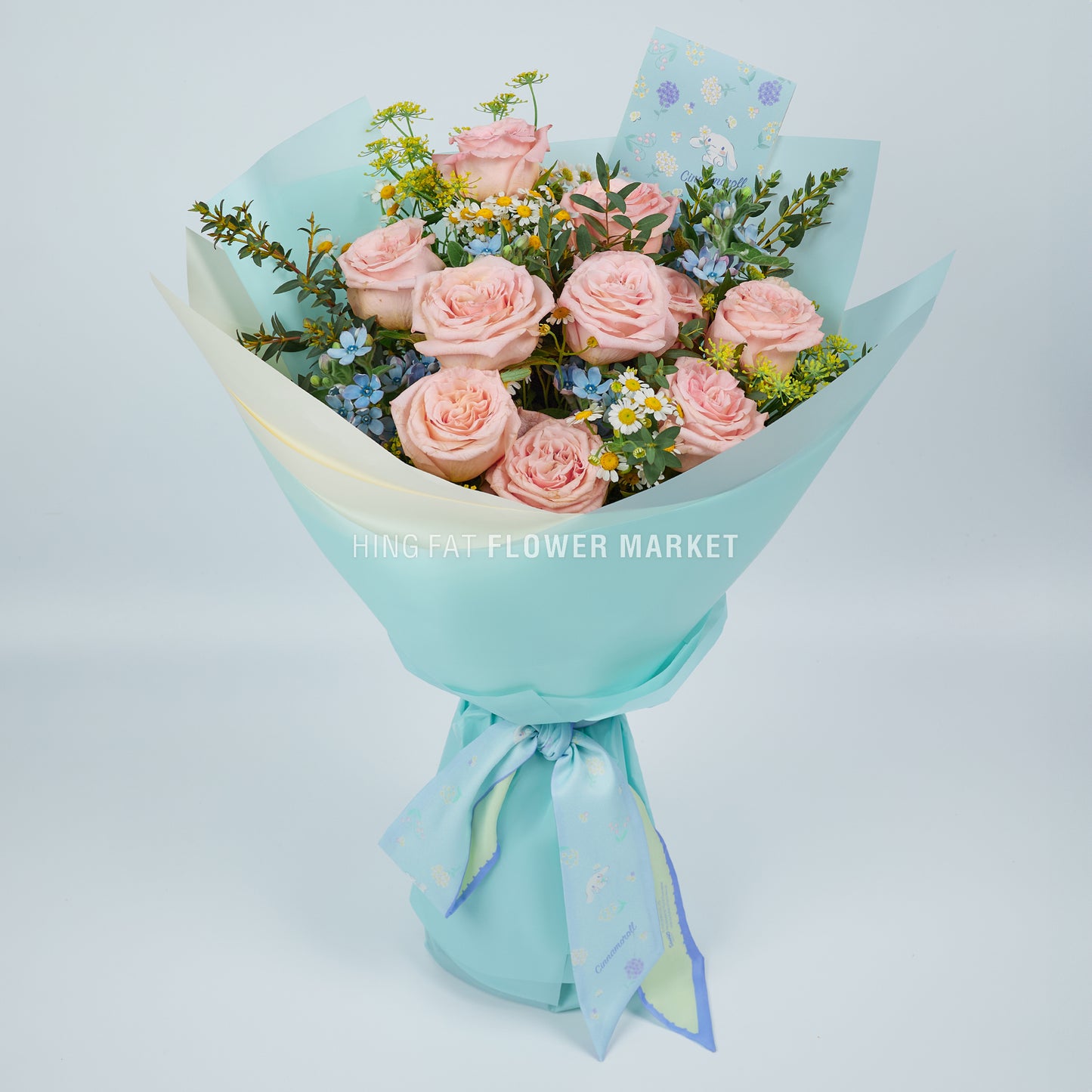 Cinnamoroll 小絲巾花束 Cinnamoroll twilly scarf bouquet