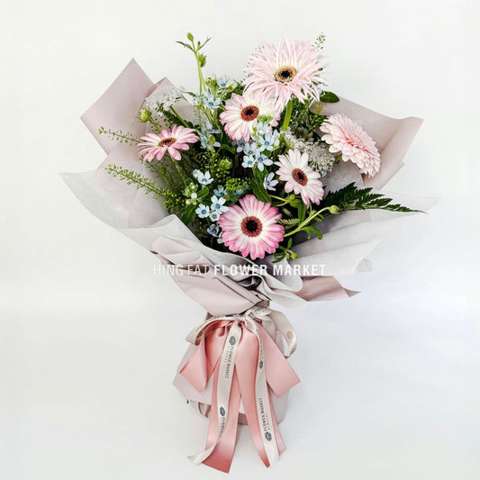 Pink gerbera bouquet
