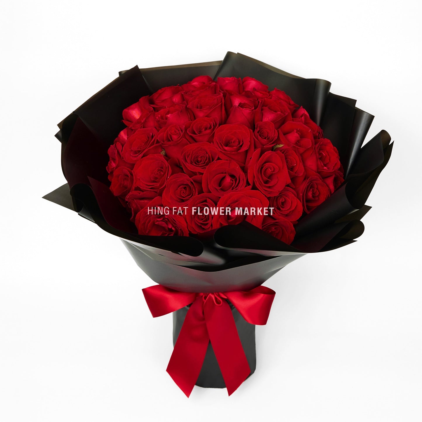 49支玫瑰花束 49 stems of red rose bouquet