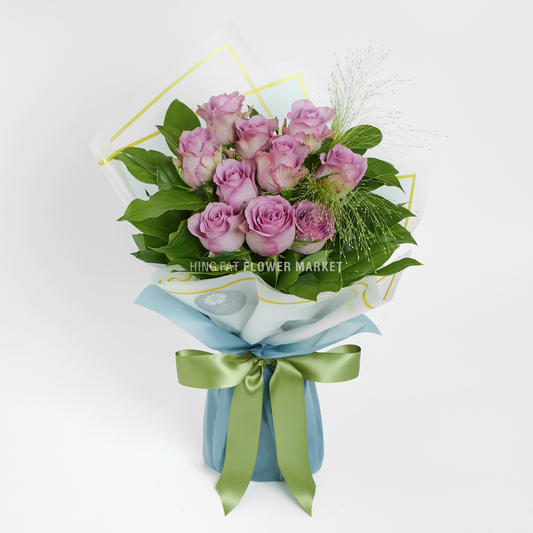紫玫瑰花束 Purple rose bouquet