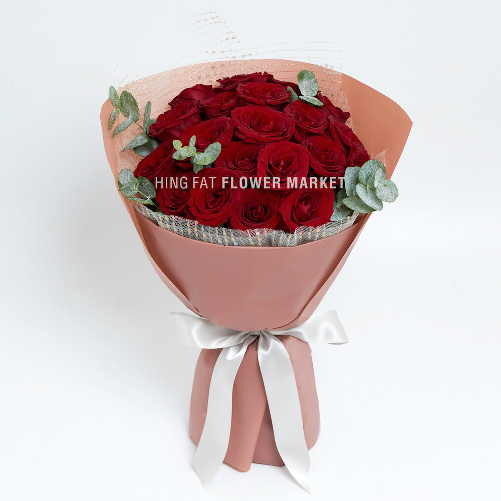 20枝紅玫瑰花束 20 stems rose bouquet Be Mine