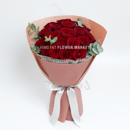 20枝紅玫瑰花束 20 stems rose bouquet Be Mine