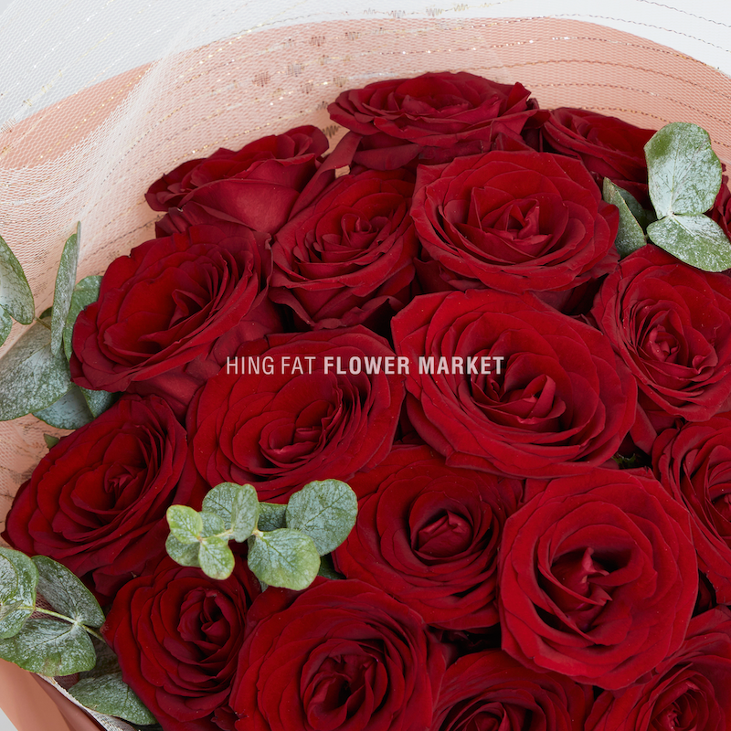 20枝紅玫瑰花束 20 stems rose bouquet Be Mine