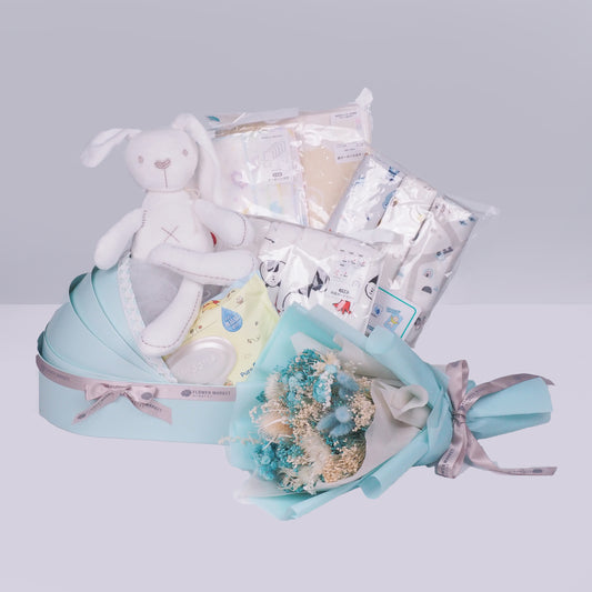 BB 經典花禮組合- 粉藍