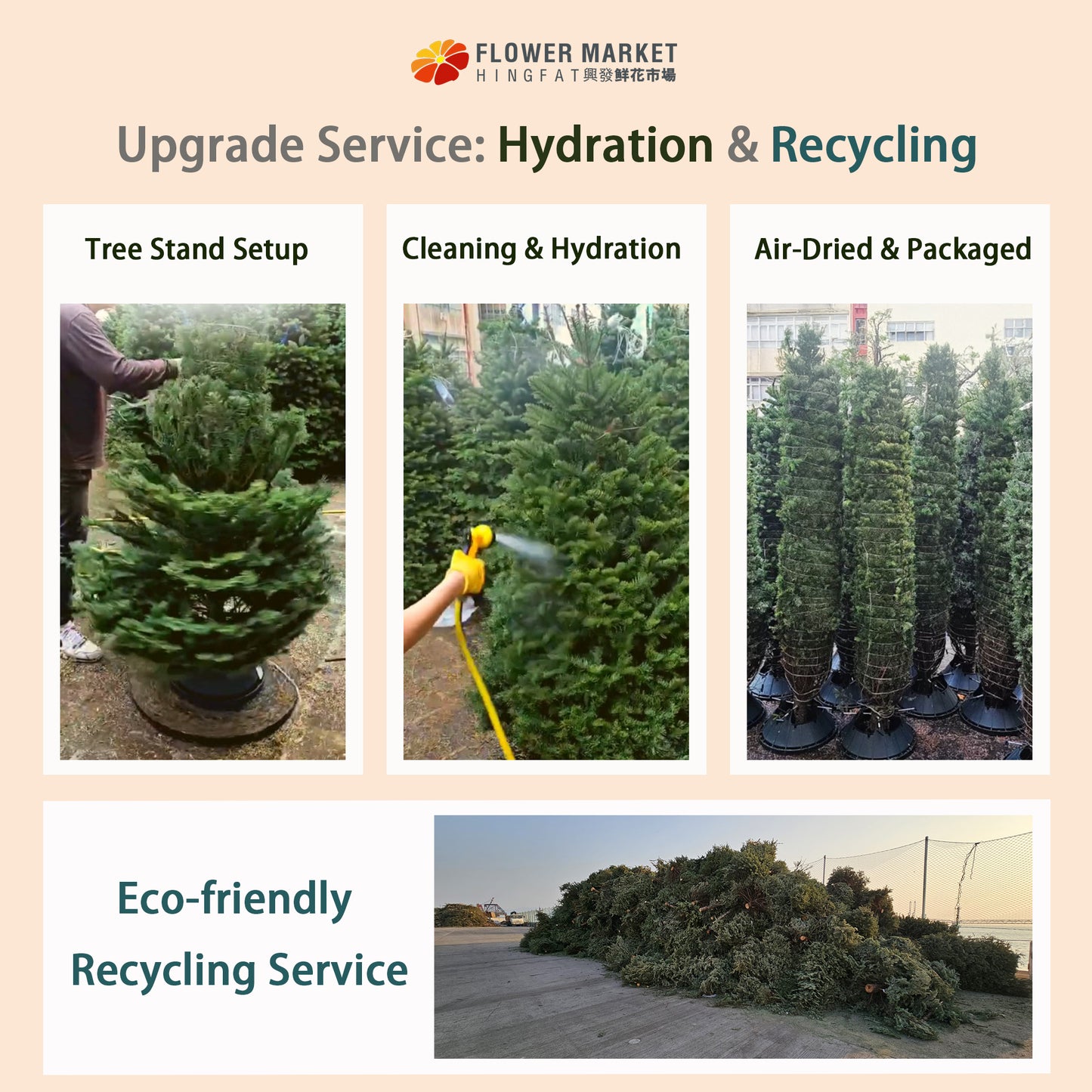 $500 升級服務︰清潔保濕＋環保回收