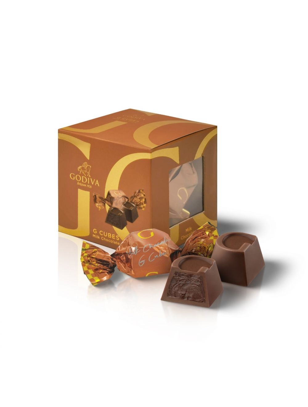 Godiva Milk Chocolate G Cube Truffle 5pcs