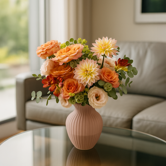 Orange Rose Dali Flower Gift