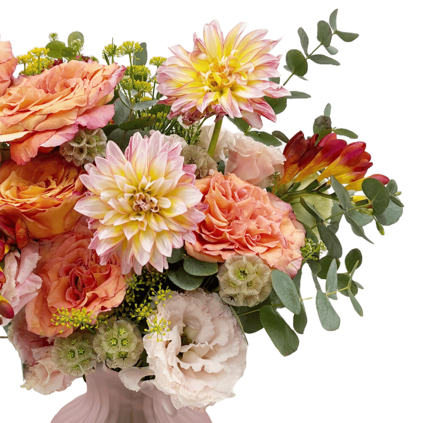 Orange Rose Dali Flower Gift