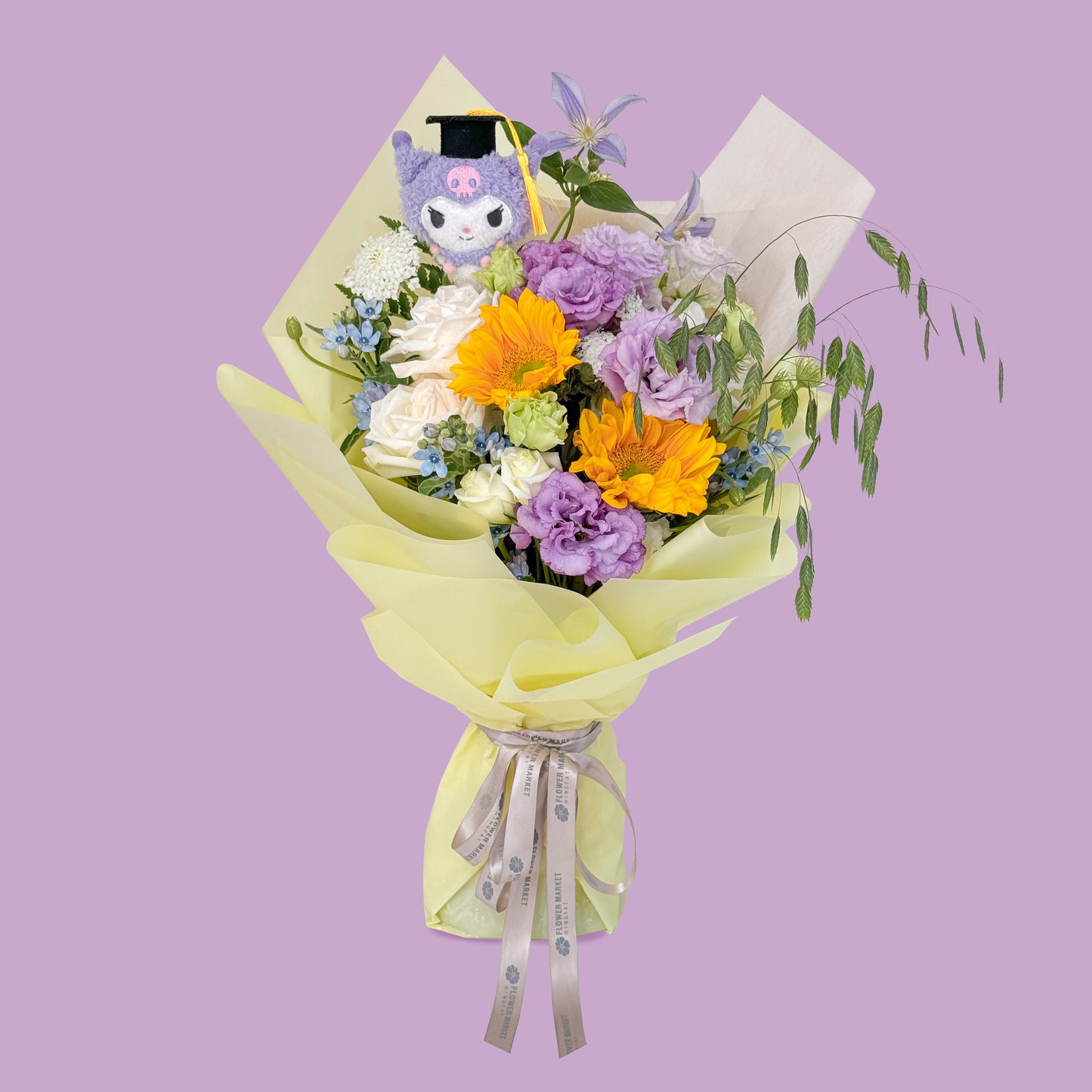 Kuromi 畢業花束 Kuromi graduation bouquet