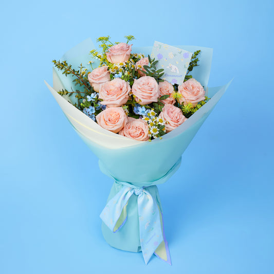 Cinnamoroll 小絲巾花束 Cinnamoroll twilly scarf bouquet