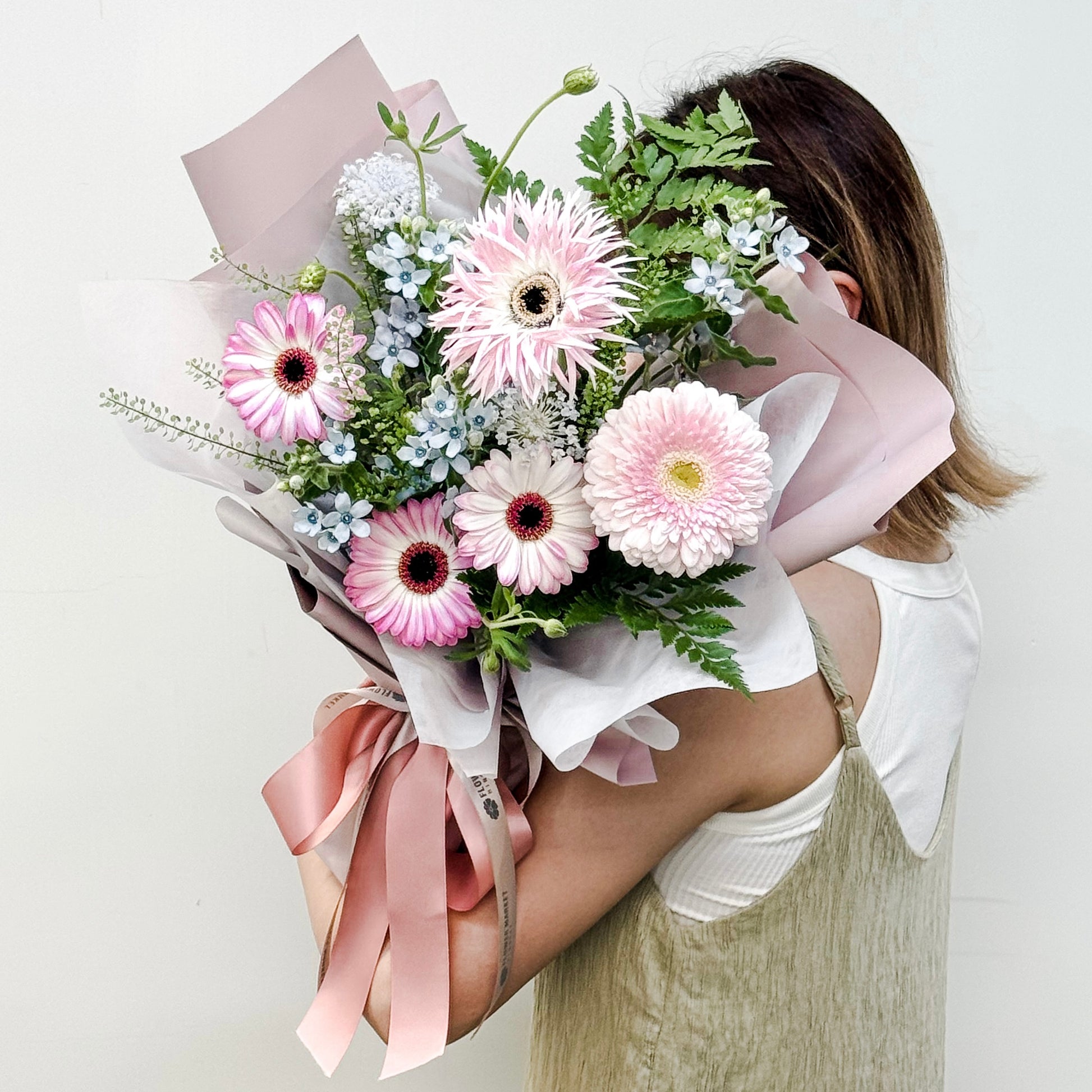 粉太陽菊花束 Pink gerbera bouquet