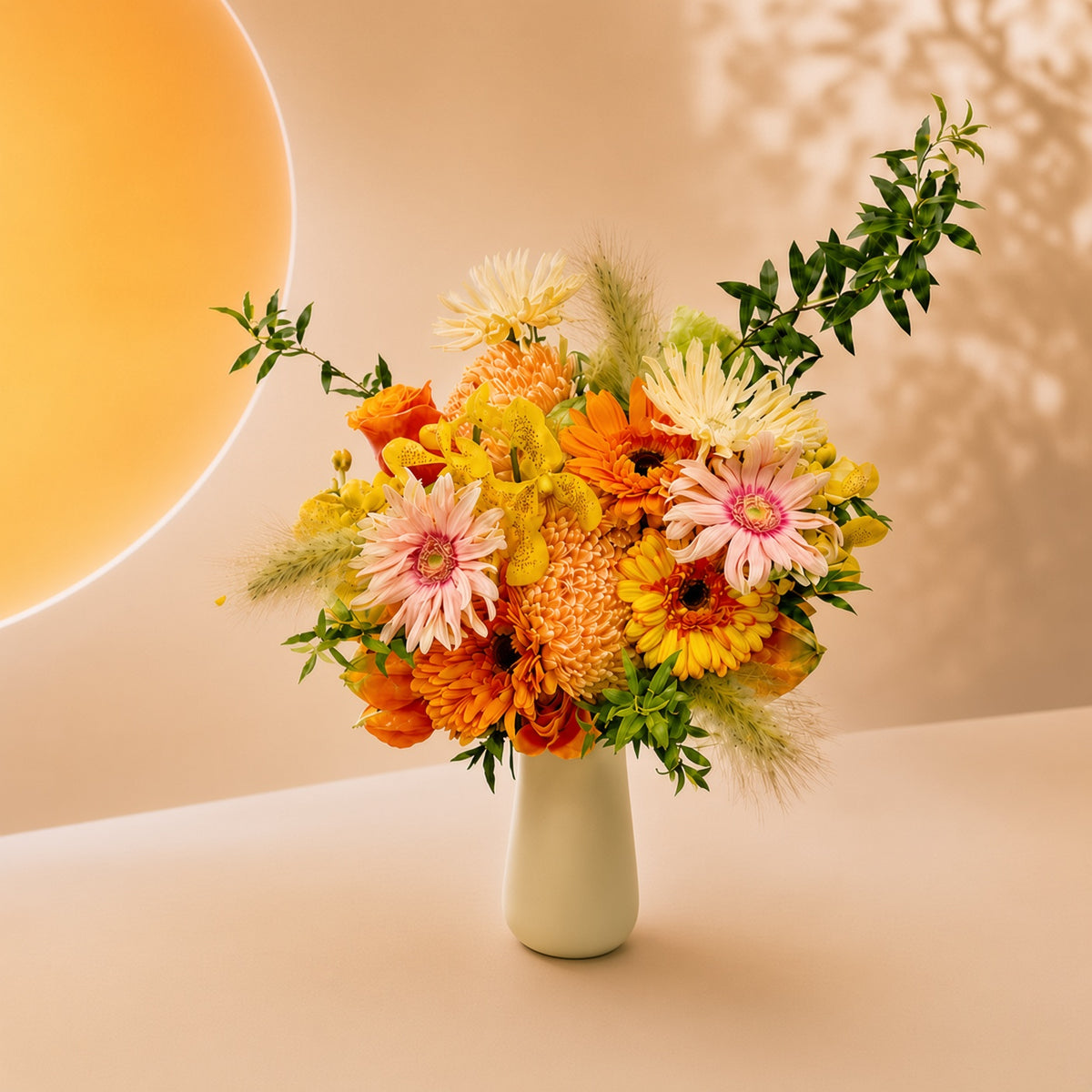 Bloom & Moon in Harmony Mid-Autumn Floral Gift