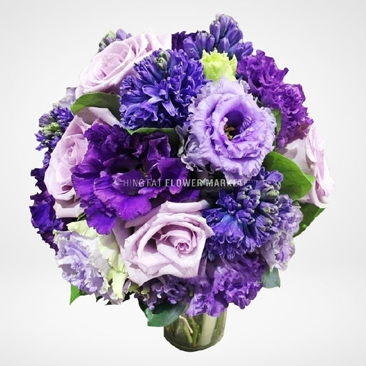 玫瑰風信子花球 Rose and hyacinthus bridal bouquet