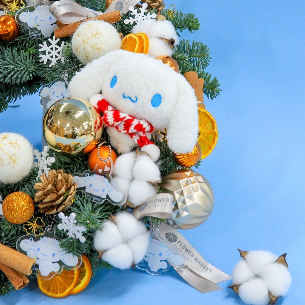 Cinnamoroll Christmas Tree Diorama PVC Winter Wonderland Sanrio factory