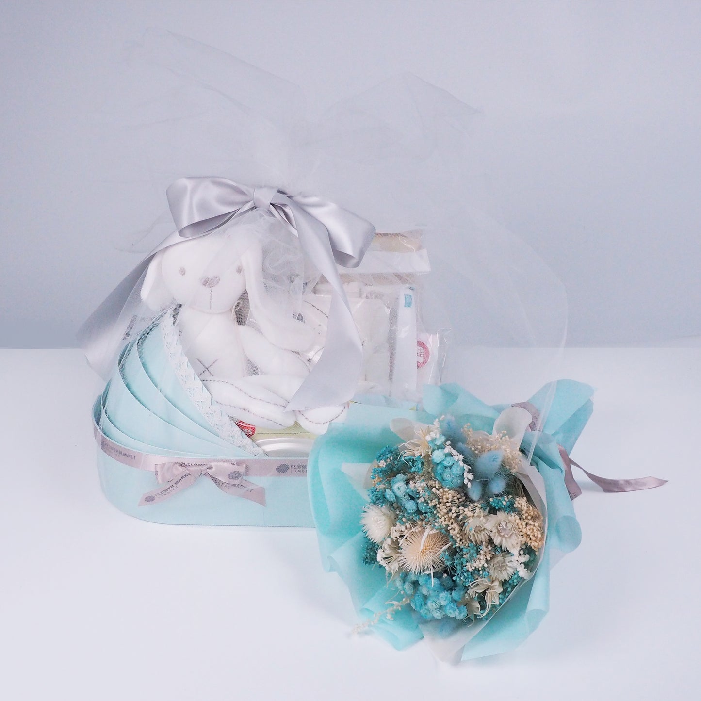 BB 經典花禮組合- 粉藍