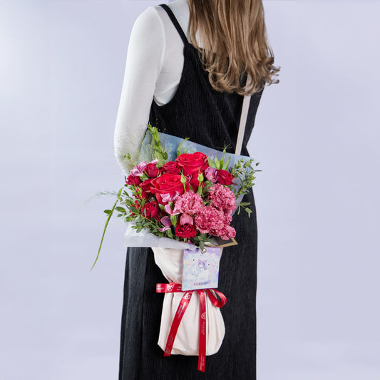 Pre-order Valentine's day - Kuromi tote bag bouquet