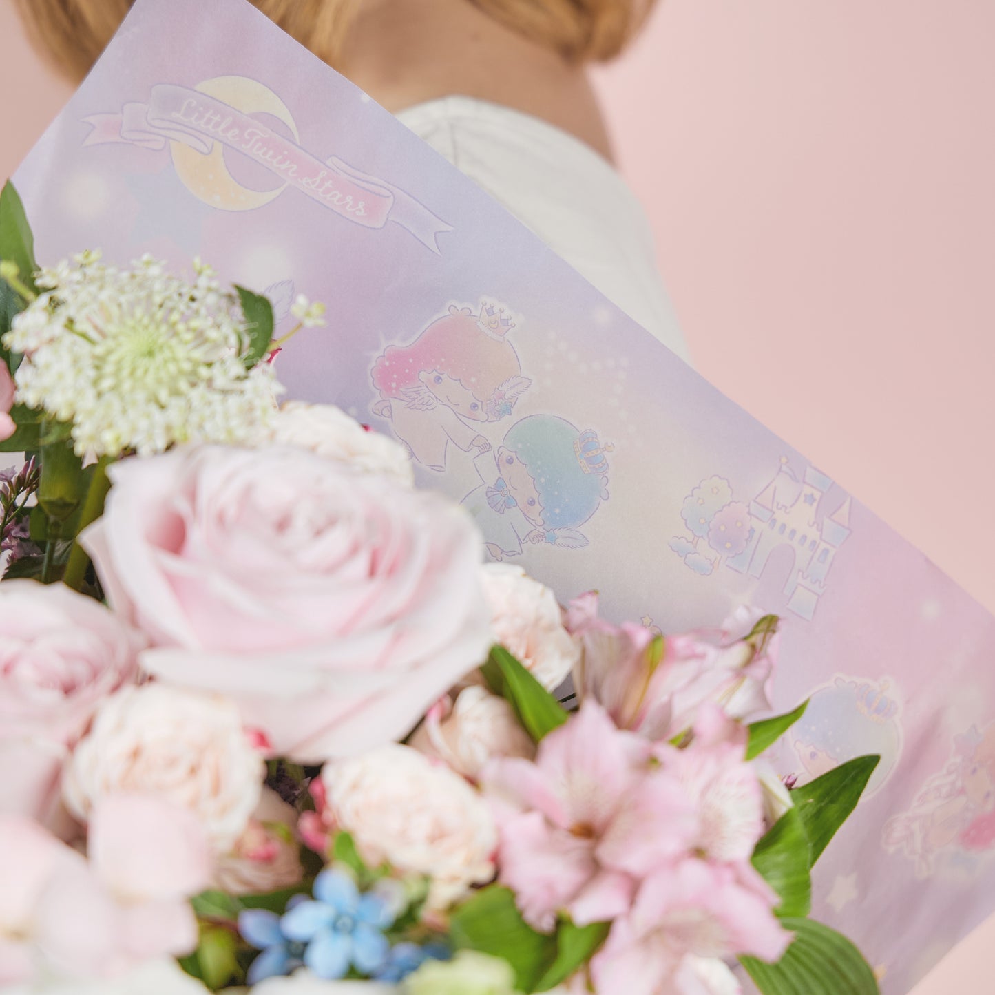 Valentine's day - Little Twin Stars tote bag bouquet