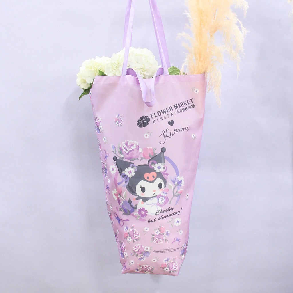 Kuromi 環保花袋 Kuromi eco flower bag